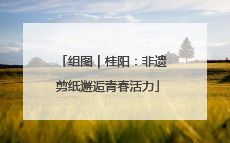 组图｜桂阳：非遗剪纸邂逅青春活力